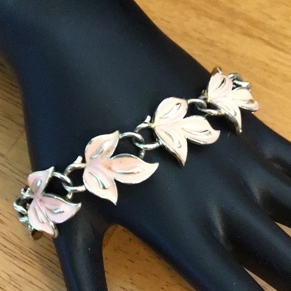 Coro paint on metal bracelet not in perfect condition.